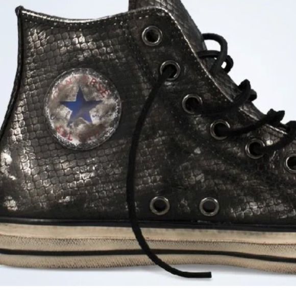 Converse High Tops Reptile Sneakers Size 6 - Picture 4 of 9